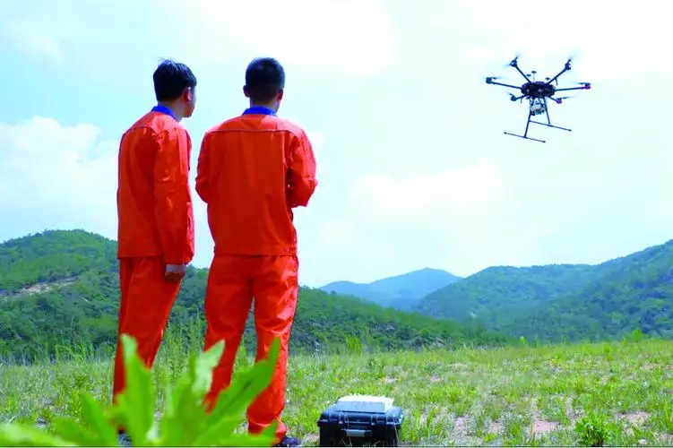 榆社无人机倾斜摄影巡检拍摄